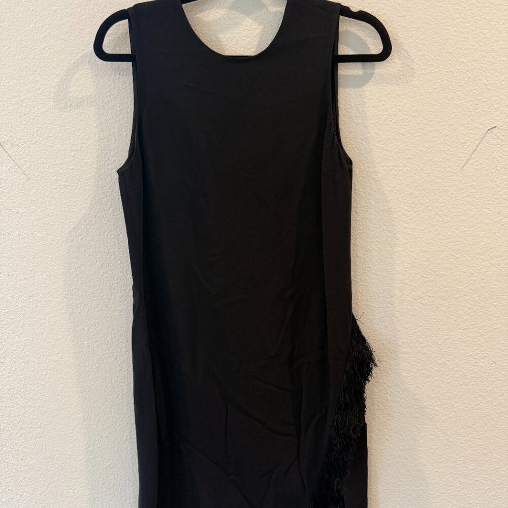 A.L.C. Black Asymmetrical Shift Dress - Picture 4 of 5